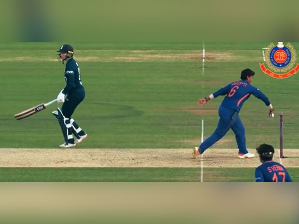 Delhi Traffic Police tweeted a clip from the match (Photo/ Delhi Traffic Police Twitter)