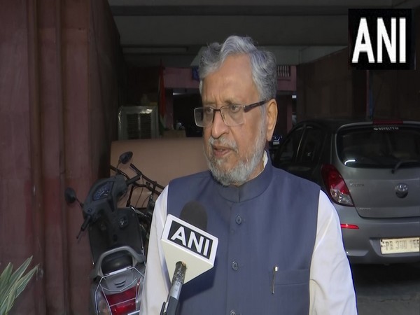 BJP Bihar senior leader Sushil Modi (Image/ANI)