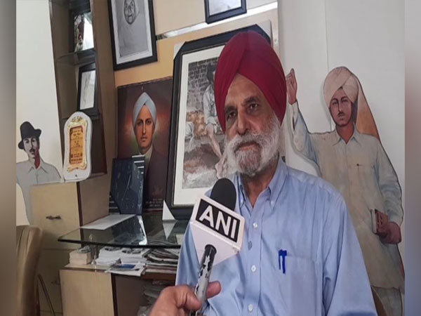 Professor Jagmohan Singh, nephew of Shaheed Bhagat Singh (Photo/ANI)