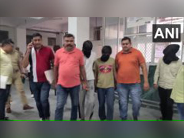 Three arrested for extorting money from businessman  (Photo/ANI)