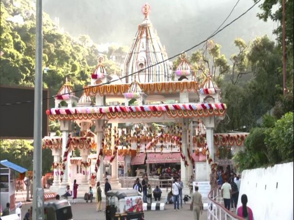 Visuals from Mata Vaishno Devi Mandir in Katra (Photo/ANI)
