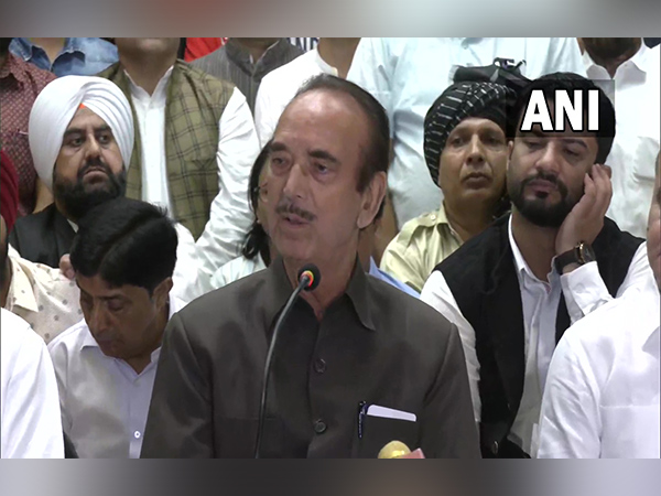 Former Jammu and Kashmir Chief minister Ghulam Nabi Azad (Photo/ANI)