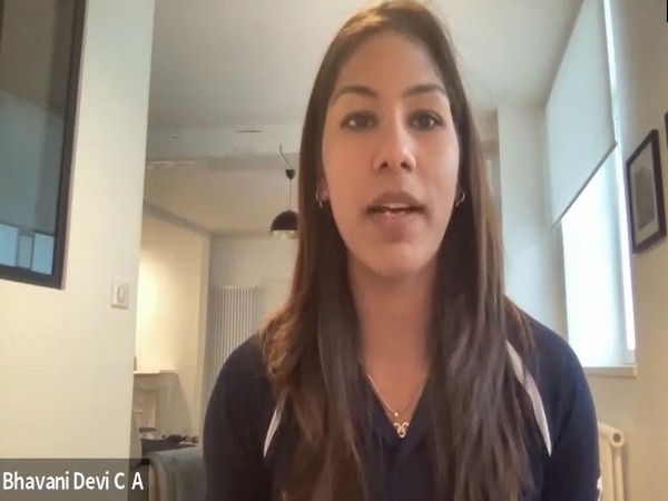 Olympian fencer  Bhavani Devi (Image: SAI media)