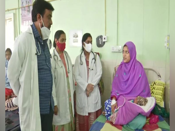 Visual from Telangana government hospital (Photo/ANI)