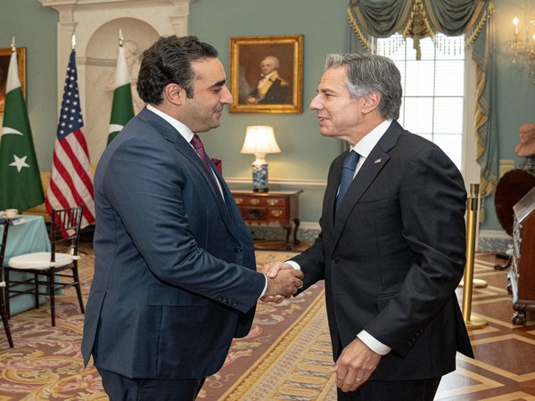 US Secretary of State Antony Blinken met with Pakistani Foreign Minister Bilawal Bhutto Zardari. (Photo Credit - Twitter/Antony Blinken)