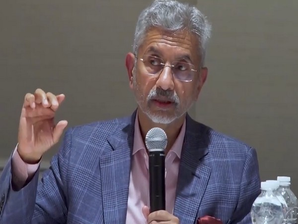 External Affairs Minister S Jaishankar speaking at a event in Washington DC on Monday.