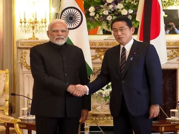Prime Minister Narendra Modi with his Japanese counterpart Fumio Kishida.