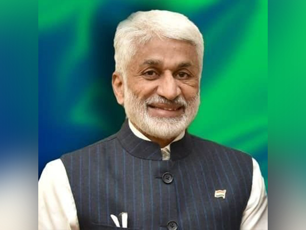 YSR Congress gen secy Vijayasai Reddy V (Picture Courtesy: Twitter) 