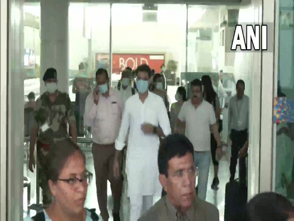 Sachin Pilot arrives in Delhi (Photo/ANI)