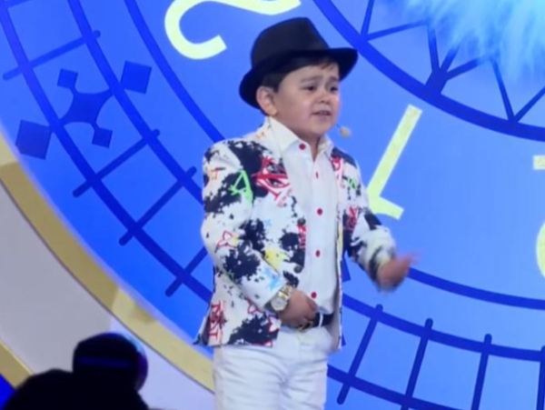 Abdu Rozik at a Bigg Boss promotional event. 