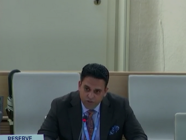Junaid Qureshi speaking at 51st Session of the UN Human Rights Council in Geneva
