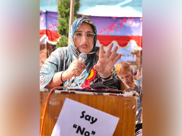 Mayor of the Sopore municipal council Masarat Kar (Photo/ANI)