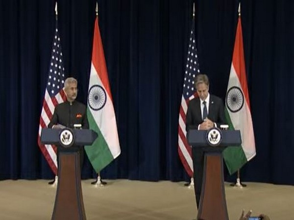 External Affairs Minister S Jaishankar with US Secretary of State Antony Blinken