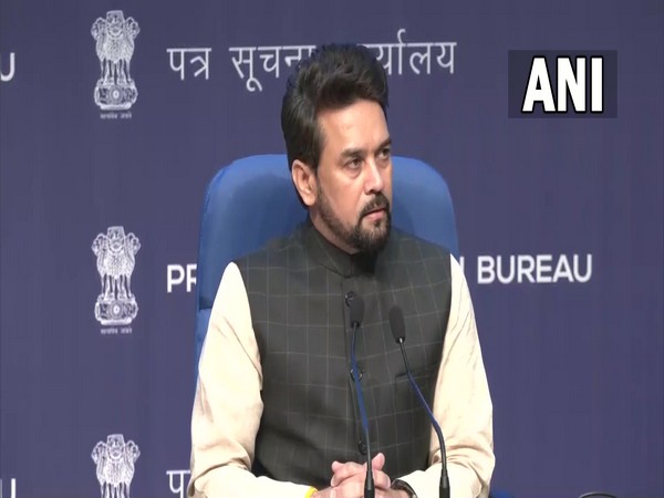 Information and Broadcasting Minister Anurag Thakur. (Photo/ANI)