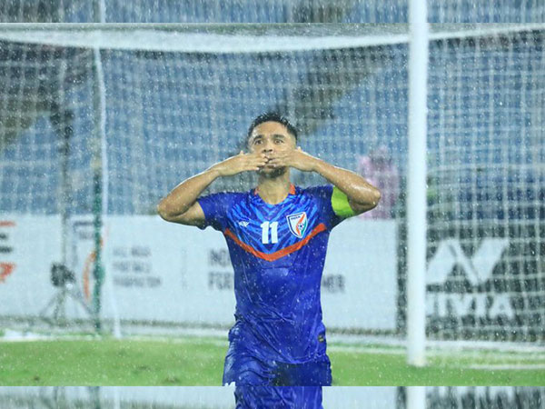 Sunil Chhetri. (Photo- Indian Football Team Twitter)