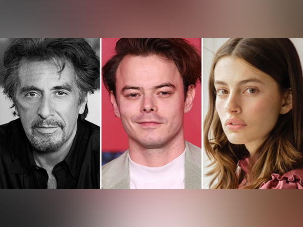 Al Pacino, Charlie Heaton and Diana Silvers 