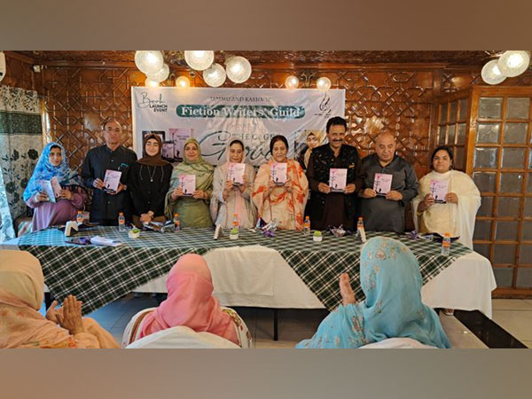 Visual from the book launch in Srinagar, Jammu and Kashmir (Photo/ANI)