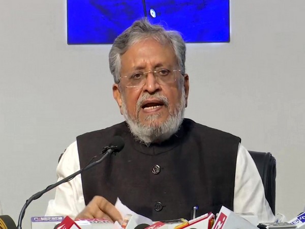Former Deputy CM of Bihar Sushil Modi (ANI)