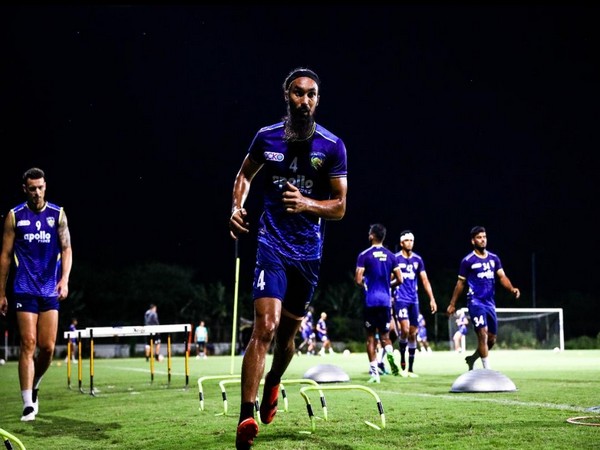 Chennaiyin FC players practicing (Image: Chennaiyin FC)