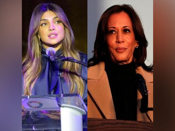 Priyanka Chopra and Kamala Harri