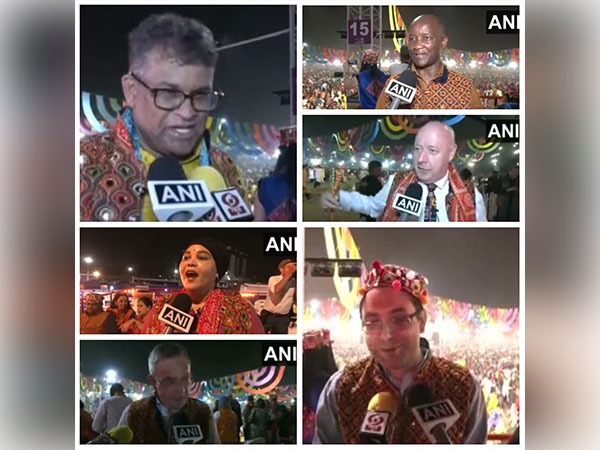 Foreign envoys of multiple countries participates in Gujarat's Vadodara Navratri festival.