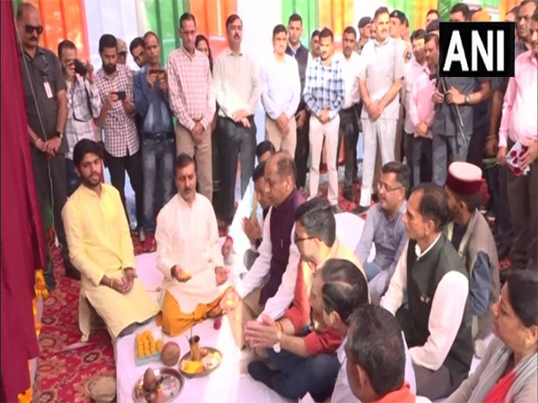 Chief Minister Jairam Thakur during the inaugration (Image/ANI)