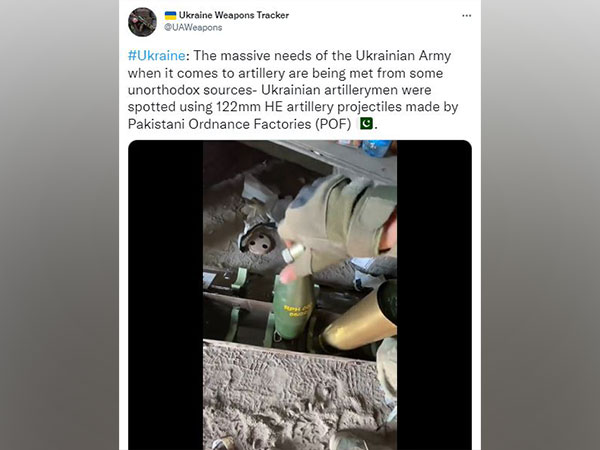 Ammunition in Ukraine coming from Pakistan: Expert (Photo Credit: Ukraine Weapons Tracker's Twitter)