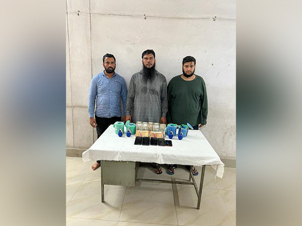 The 3 accused arrested in the terror module case. 