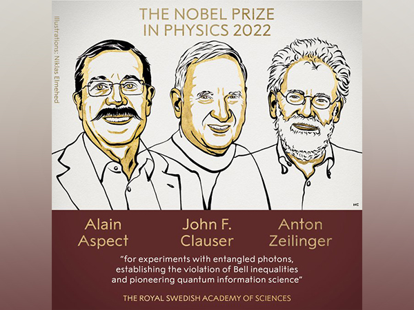 Alain Aspect, John F. Clauser and Anton Zeilinger won Nobel Prize for Physics.