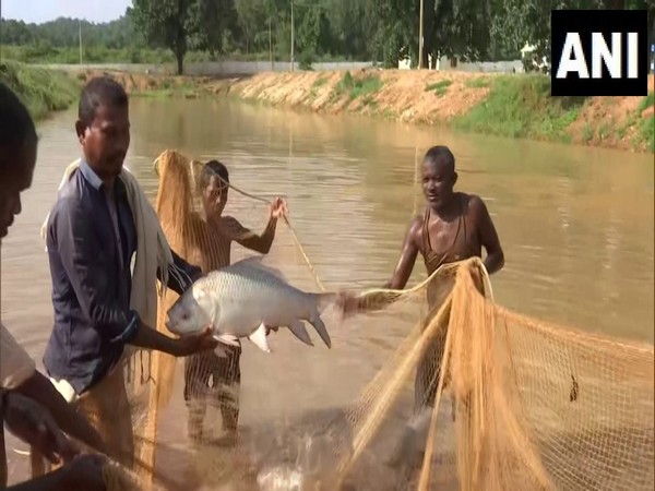 Locals fishing in Sukma