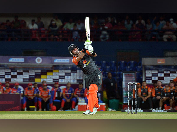Manipal Tigers' Mohammad Kaif in action during Legends League Cricket (Image: LLC media)