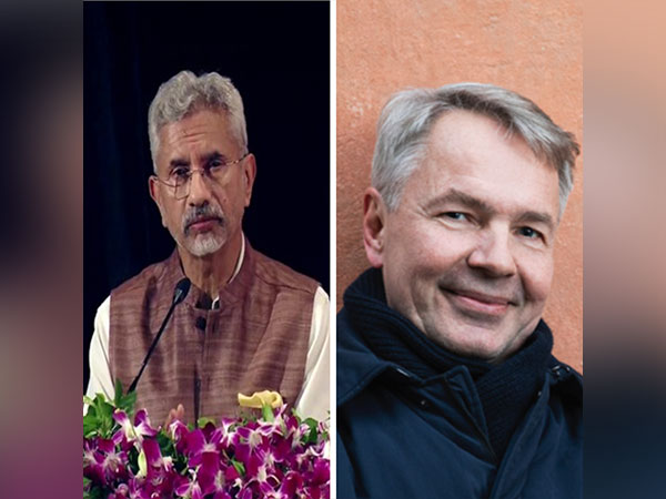 External Affairs Minister S Jaishankar (Left) and Finland Foreign Minister Pekka Haavisto (Right)