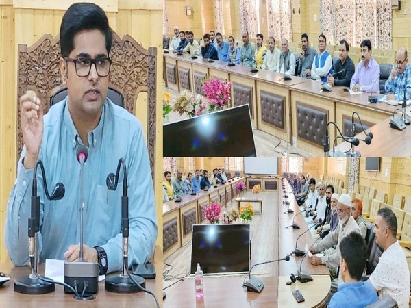 Deputy Commissioner (DC) Bandipora, Dr Owais Ahmad. (Photo/ANI)