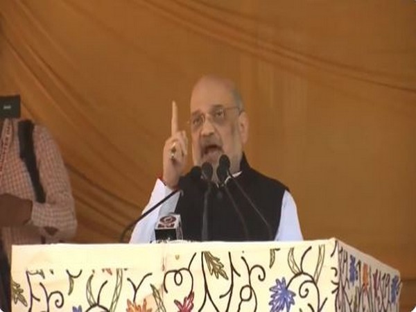 Union Home Minister Amit Shah in J-K's Baramulla (Photo/ANI)