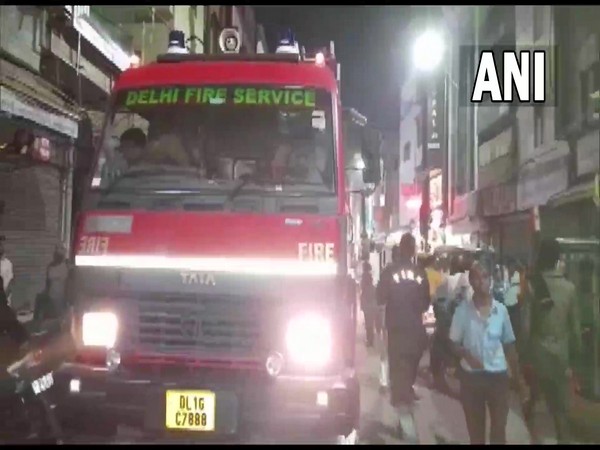 Visuals from Gandhi Nagar cloth market, Delhi (Photo/ANI)
