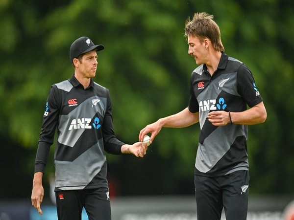 Mitchell Santner and Blair Tickner (Photo: Cricket Ireland)