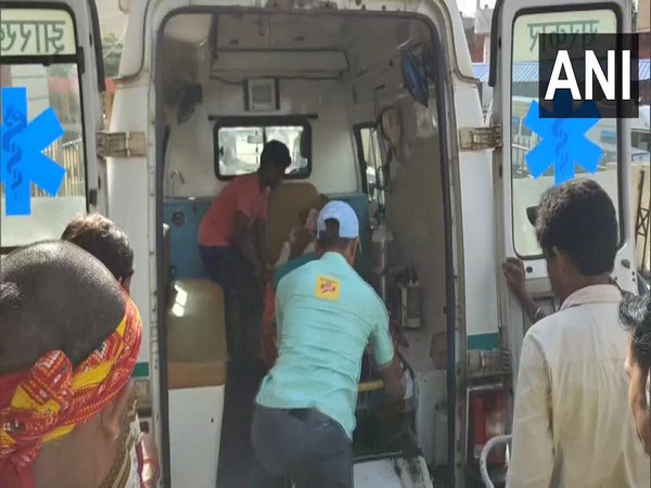 Visual of the victim girl being taken to RIMS, Jharkhand (Photo/ANI)