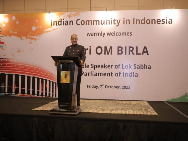 Lok Sabha Speaker Om Birla participates in closing ceremony of the 8th Summit of Speakers of G-20 Parliaments (P20) in Jakarta
