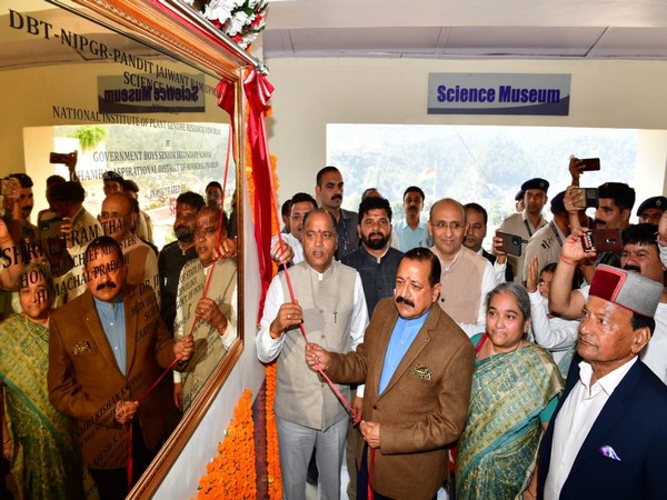 Himachal Pradesh Chief Minister Jai Ram Thakur and Union Minister Jitendra Singh inaugurates Science Museum at Chamba (Photo: Jai Ram Thakur Twitter)