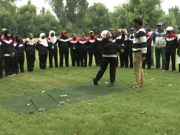 Students at the golf course (Photo: ANI)