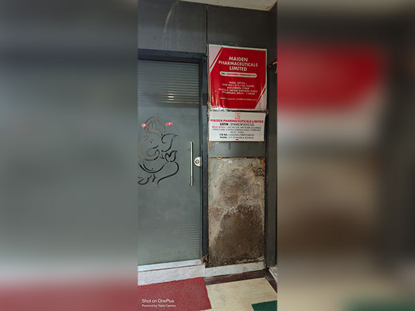 Visuals from Maiden Pharmaceuticals Pitam Pura office in Delhi