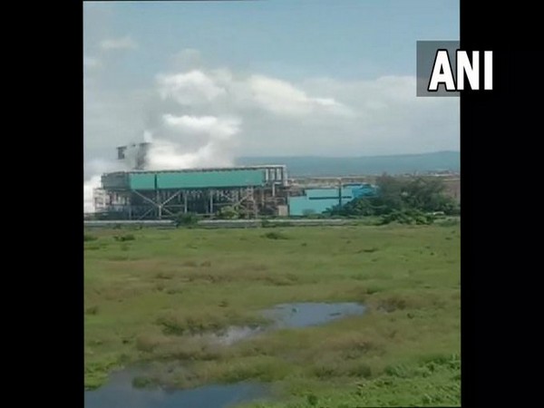 Visual of the power genration plant in Navi Mumbai's Uran (Photo/ANI)