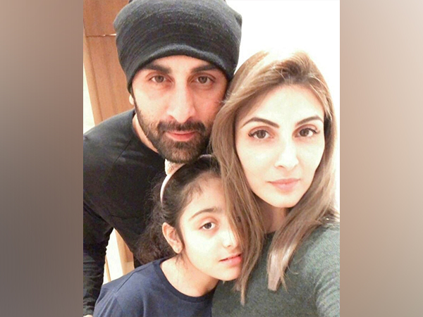 Ranbir,Riddhima, Samara (Image source: Twitter)