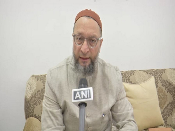 AIMIM chief Asaduddin Owaisi in Hyderabad (Photo/ANI)
