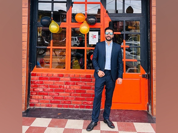 Jibran Khan the owner of Zero Miles- Grill and Cafe (Photo/ANI)