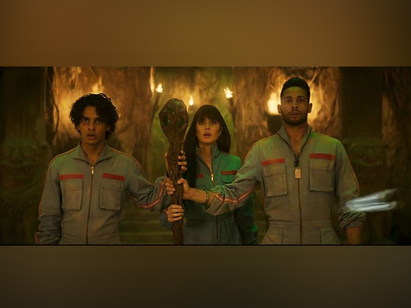 Katrina Kaif, Ishaan Khatter, Siddhant Chaturvedi (Image source: Twitter)