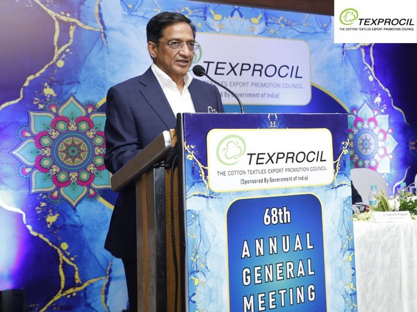 Sunil Patwari, newly elected Chairman of TEXPROCIL, addressing the AGM