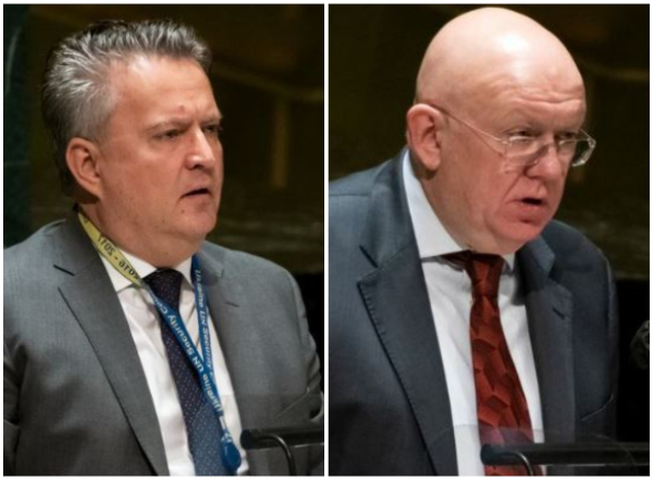 Ukraine and Russia clashed in the United Nations General Assembly (UNGA) on Monday