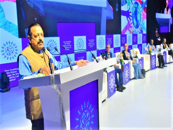 Union Minister for Science and Technology Jitendra Singh addresses UN-WGIC 2022. (photo/PIB)