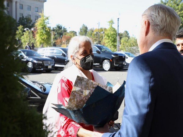 Nirmala Sitharaman arrives Washington 